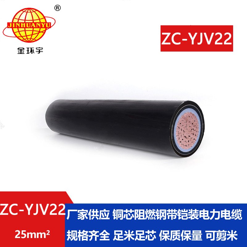 金環(huán)宇電線電纜 單芯阻燃鎧裝電力電纜ZC-YJV22